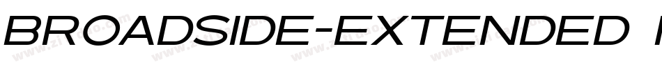 Broadside-Extended Italic字体转换